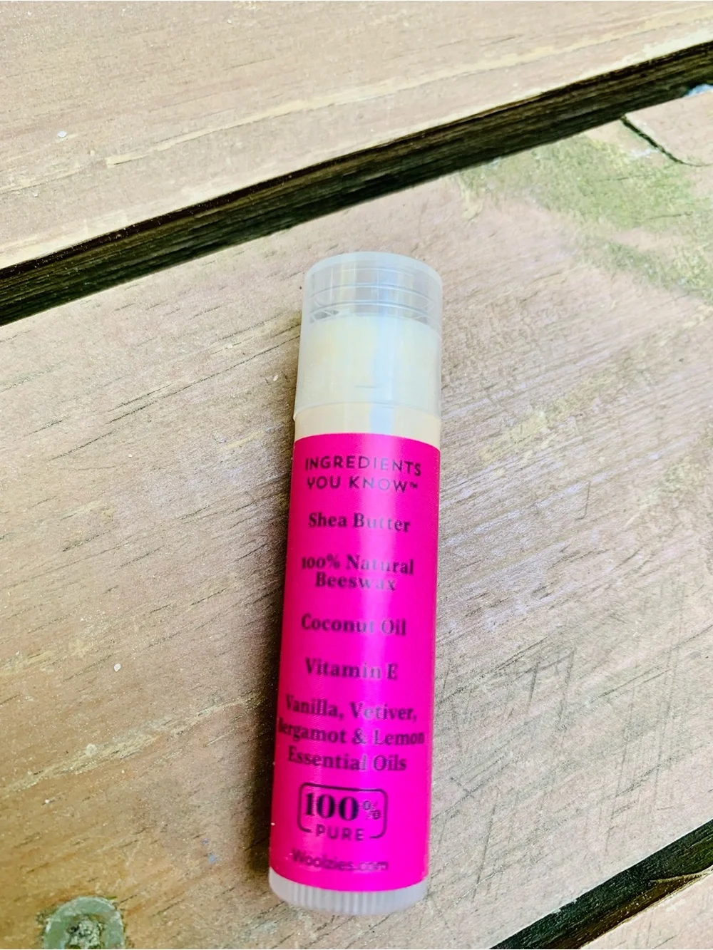 Organic Lip Balm Trio — Sugar Plum Pink, Gingerbread Tan & Merry Berry Purple